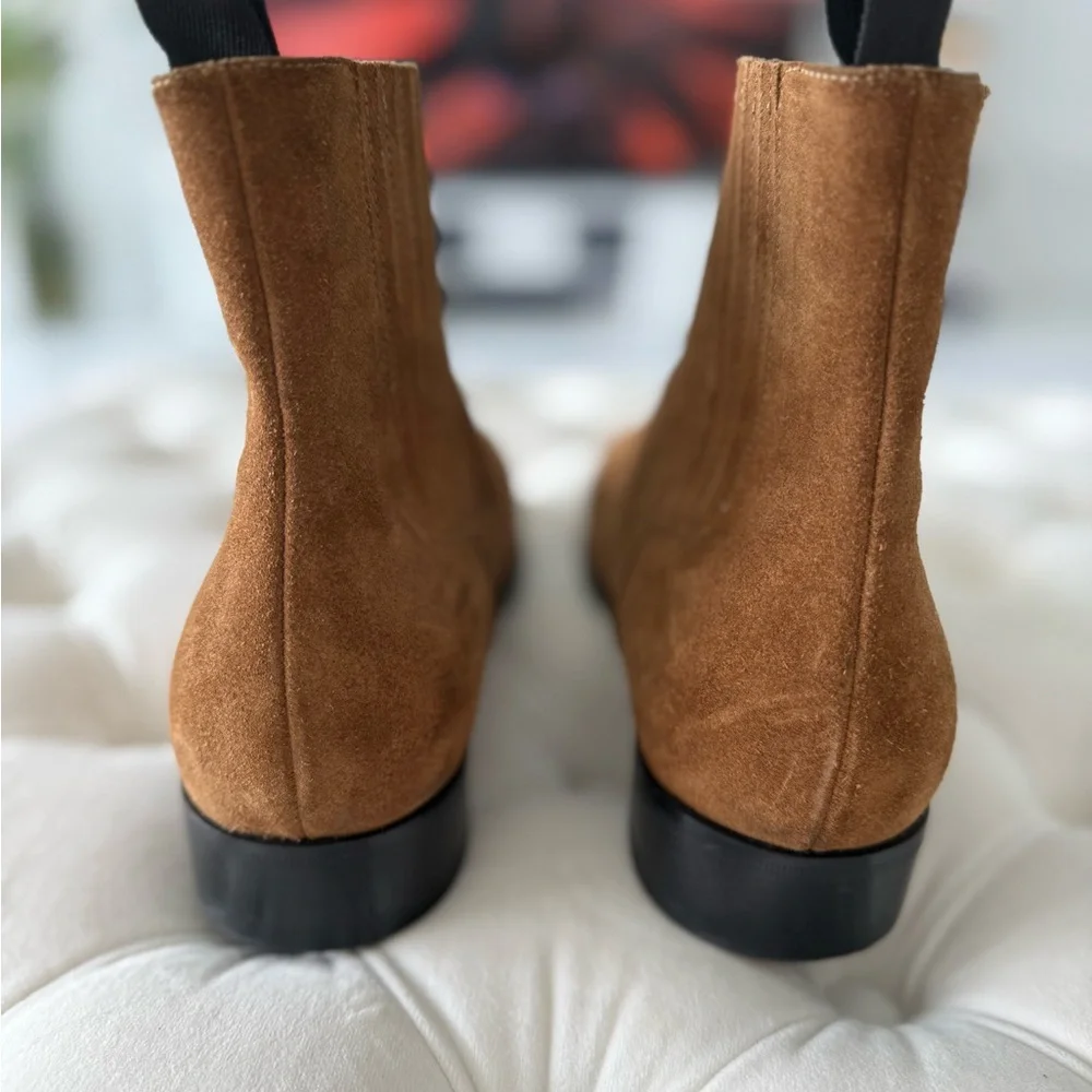 Balenciaga Brown Suede Chelsea Boots woman - Picture 3 of 4